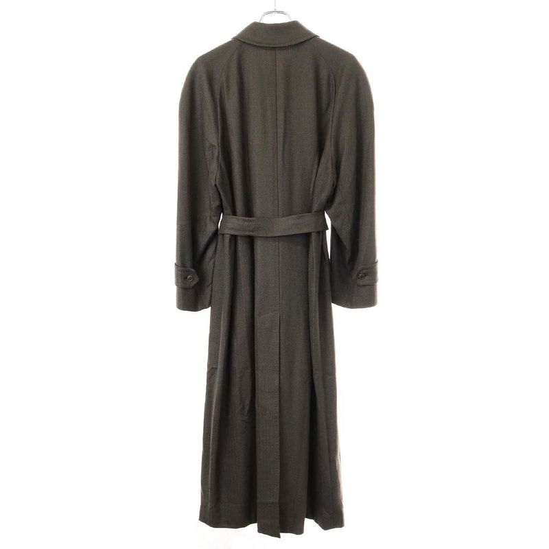 Hermes by Martin Margiela Period 1999aw Cashmere Herringbone Belted Stainless