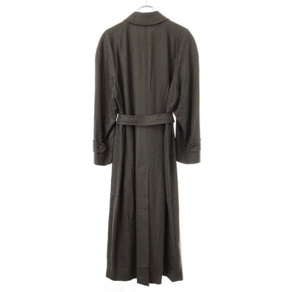 Hermes by Martin Margiela Period 1999aw Cashmere Herringbone Belted Stainless