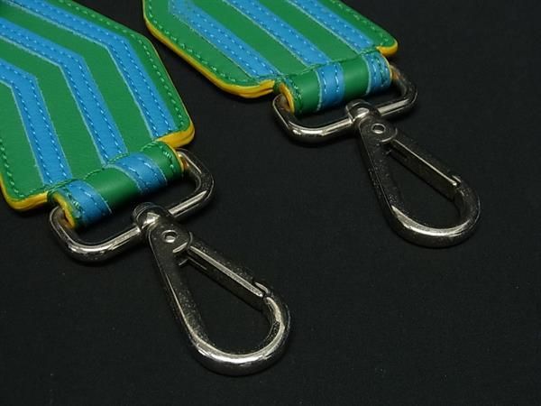 Fendi Leather Shoulder Strap For Bags Shoulder Strap Women Men Greenish And