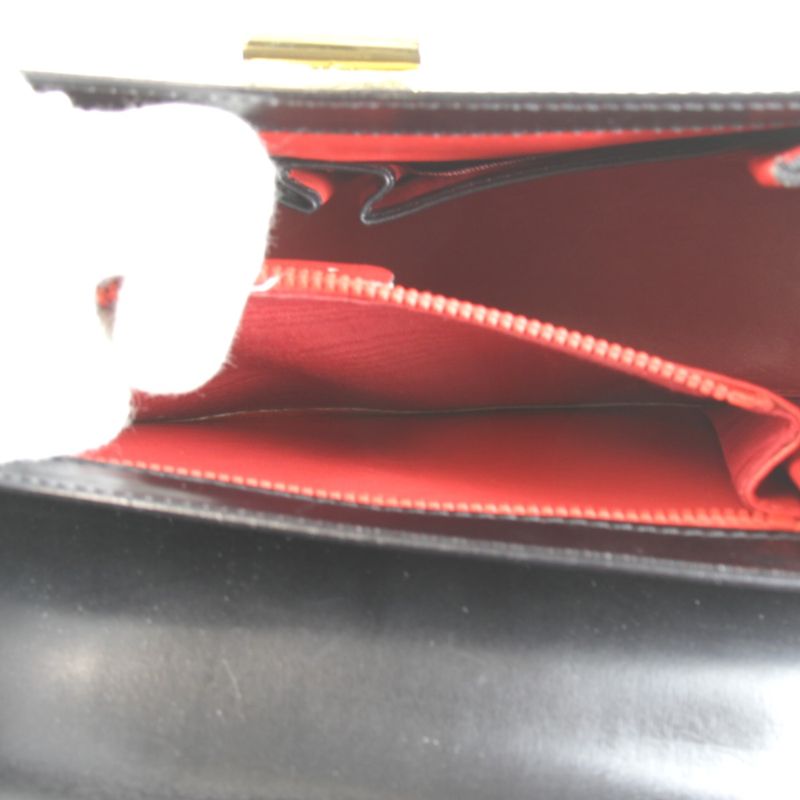 Celine Handbag Leather Black