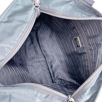 Prada Commuter Tote Bag Large Enough for A4 Size Blue
