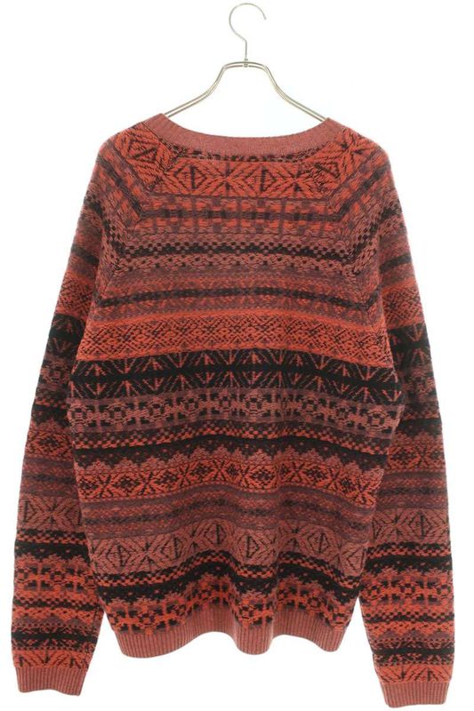 Dior 413m631at743 Nordic Pattern Ski Knit Men's XL