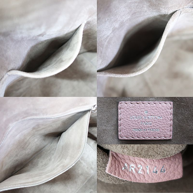 Louis Vuitton Lockit MM Handbag Shoulder Bag 2WAY Pink Silver-hardware