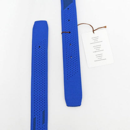Hermes Knit Belt Sprint M Monochrome H Buckle Blue - Black Men's Man