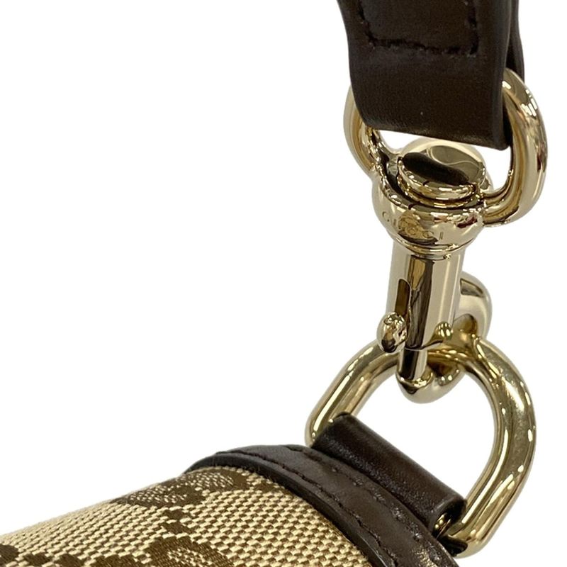 Gucci Shoulder Bag GG Pattern Sherry (web) 786027 Dark Brown Beige And Multi