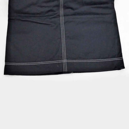 Fendi Zucca Skirt White Stitch Black 42 Size Fq7160 Women's Apparel