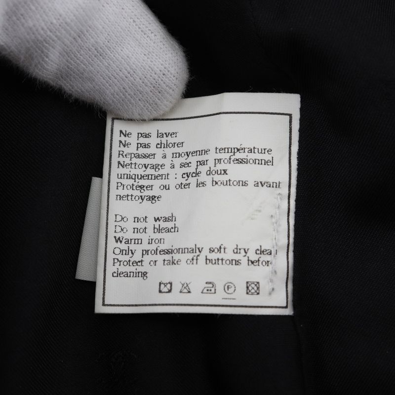 Chanel P08800v05079 Wool Black Women's Skirt