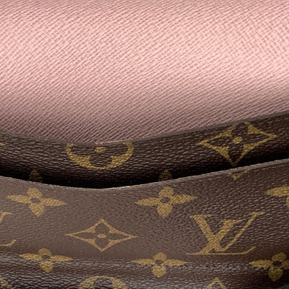 Louis Vuitton Monogram Portefeuille Josephine Trifold Long Wallet M41739 Brown