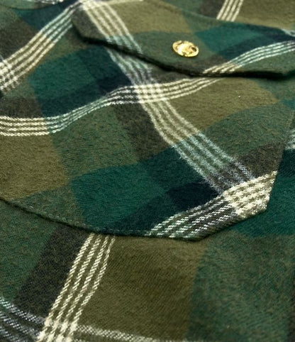 Celine Checked Oversize D Shirt Jacket Quilted Lined 2w655150r Men's Size 34 (S)