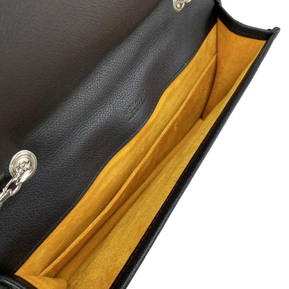 Goyard Shoulder Bag Alexandre Trois Black And Brown And White Chain Shoulder