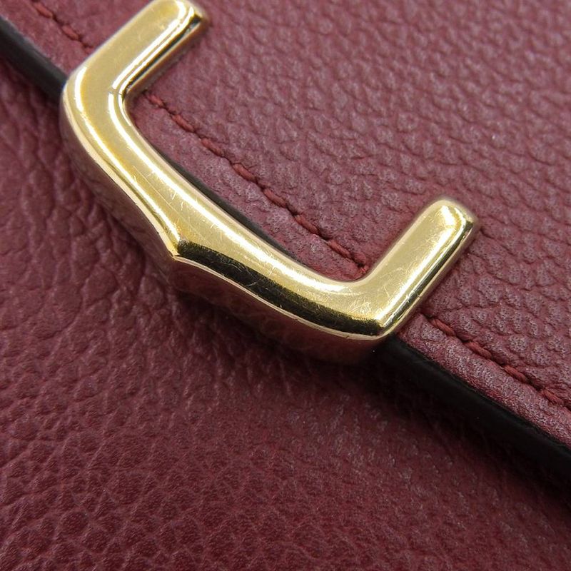 Cartier Current Saleitem C De Cartier Leather Bifold Wallet With Box