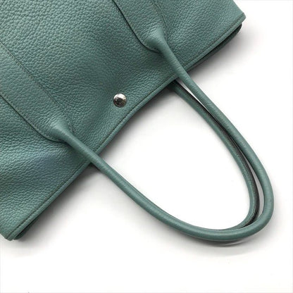 Hermes Garden Party PM Negonda Tote Purse Blue