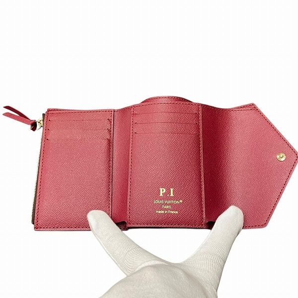 Louis Vuitton Monogram Portefeuille Victorine M41938 Fuchsia Trifold Wallet