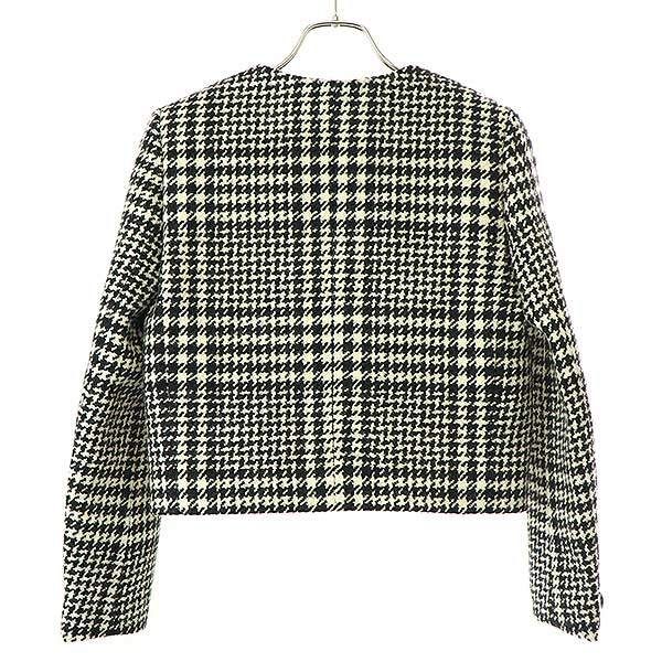 Celine 24aw Verneuil Jacket Wool Tweed Verneuil Jacket 2v44x391z.97ir Black