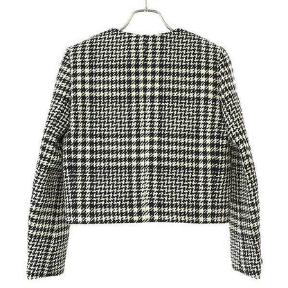 Celine 24aw Verneuil Jacket Wool Tweed Verneuil Jacket 2v44x391z.97ir Black