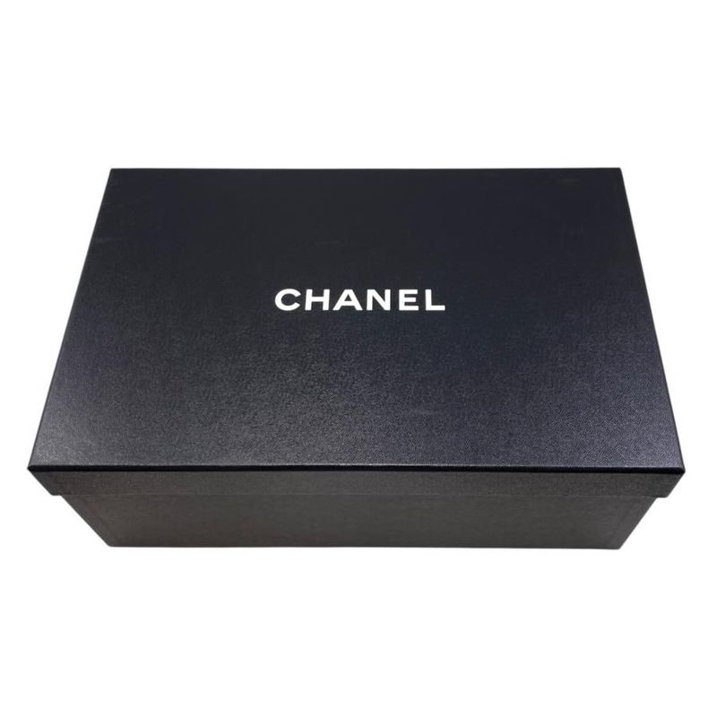 Chanel Sneakers Matelasse Coco Mark G46258 37 Size Suede Calfskin Lambskin