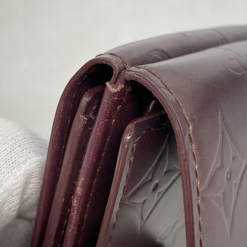 Louis Vuitton Trifold Wallet Monogram Matte Porte Monnaie Vivier Carte Cles Di