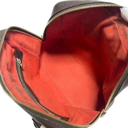 Louis Vuitton Brera Mini Handbag Brea Damier Leather Ebène Brown Top Handle Bag