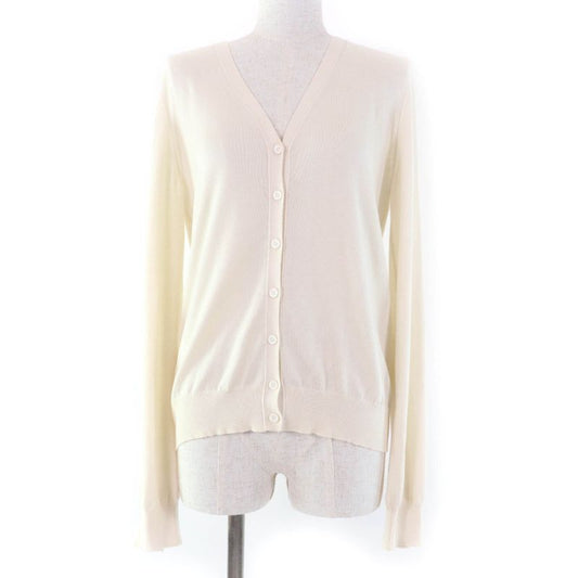 LOEWE S359y16k24 100% Cashmere Long Sleeve Knit Cardigan With Logo Hardware