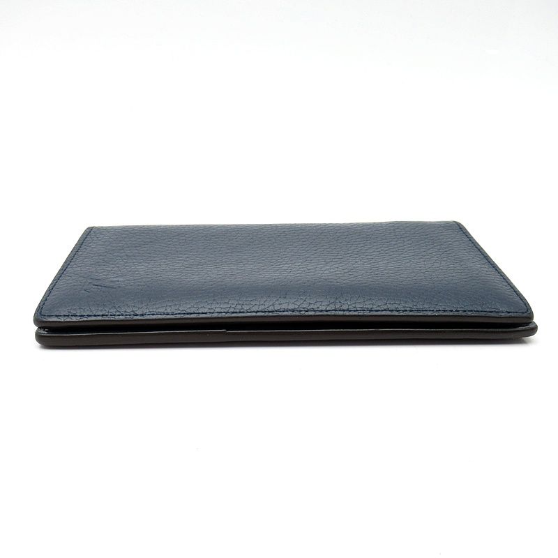 Louis Vuitton Portefeuille Brazza M58818 Taurillon Leather Men's Océan