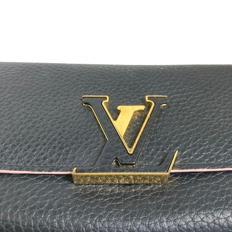 Louis Vuitton M67663 Taurillon Portefeuille Capucines Long Wallet Louis Vuitton