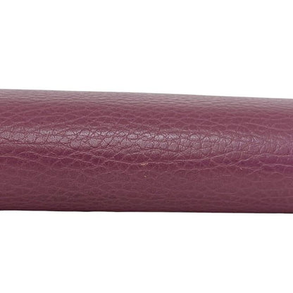 Gucci Bifold Long Wallet Purple Swing 354498 Wallet Leather