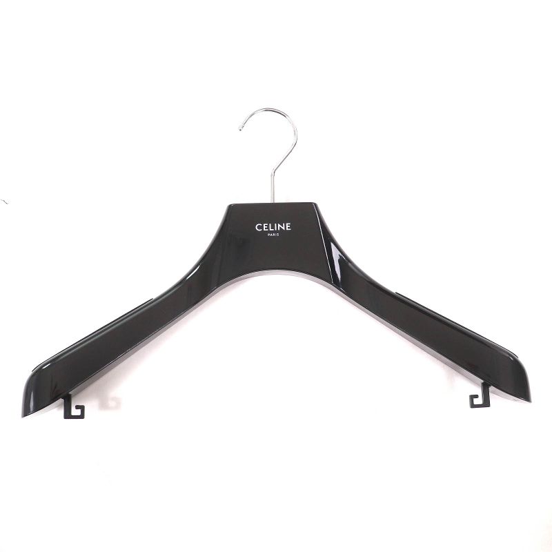 Celine 2r61c575p Cotton Logo Button Cotton Twill Safari Dress Short Sleeve