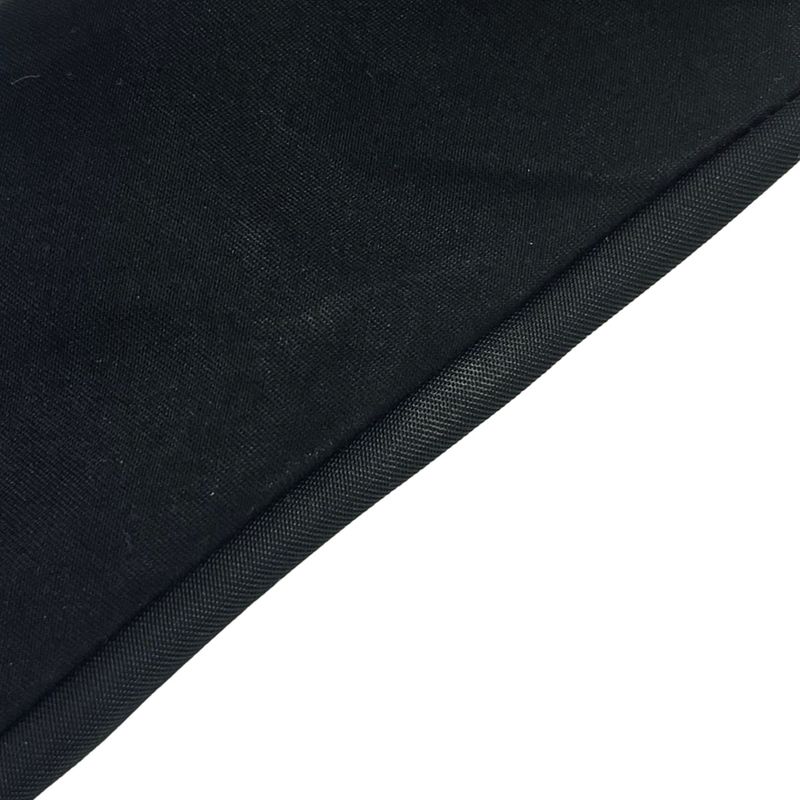 Prada Logo Plated Nylon Headband 1ih081 Black