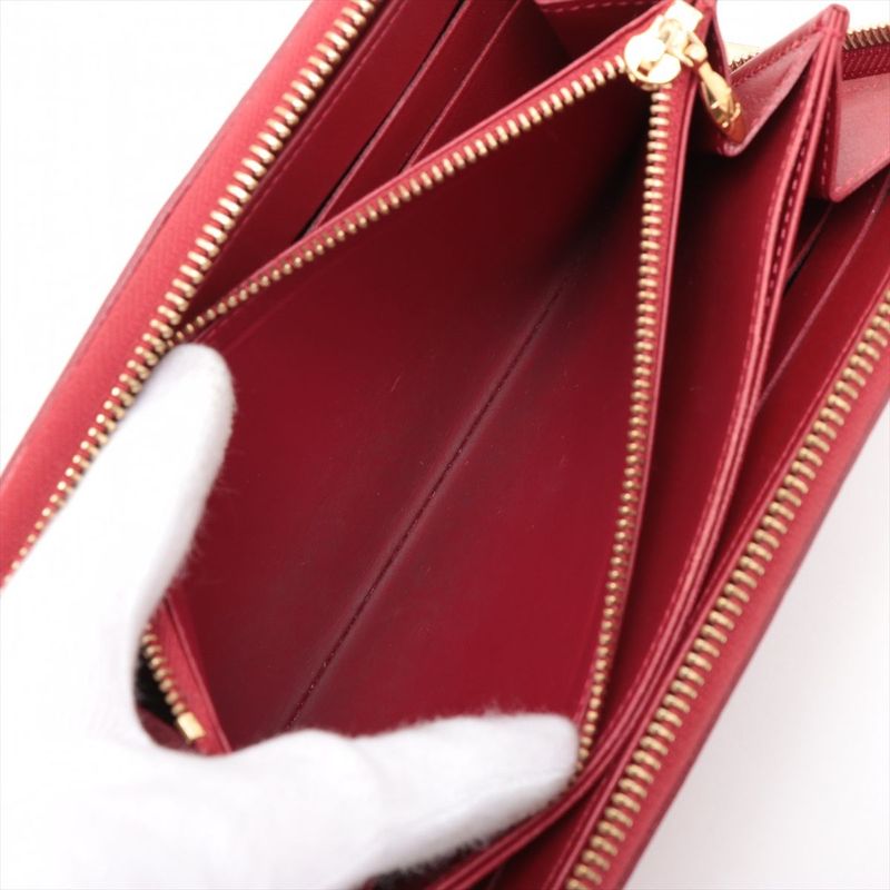 Louis Vuitton Monogram Vernis Zippy Wallet Round Zip Wallet Long Wallet M90200