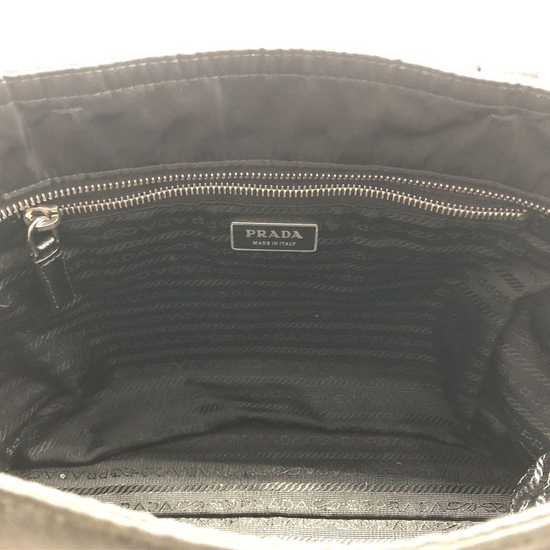 Prada Nylon Tote Bag Shoulder Bag Shoulder Tote Semi Shoulder Br2311 Black