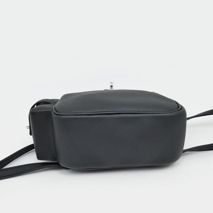 Hermes Hermes Kelly Jump Mini Black Silver Hardware Swift Backpack