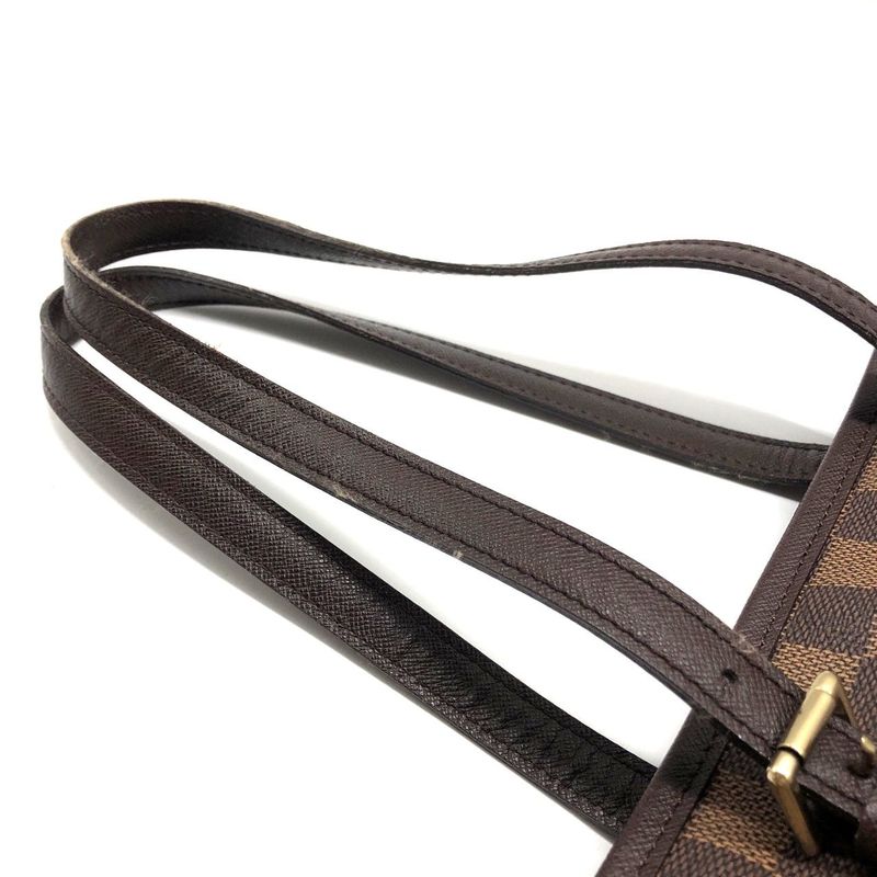 Louis Vuitton Damier Marais N42240 Tote Bag with Pouch Ladies Brown Used 006238