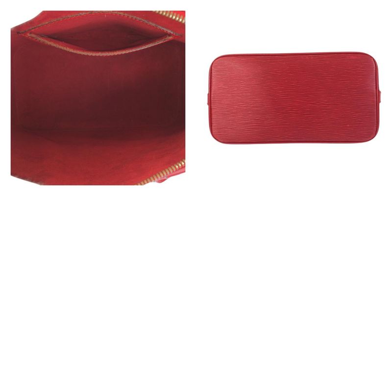 Louis Vuitton Epi Alma Red Gold Hardware Epi Leather M52147 Handbag Tote Bag