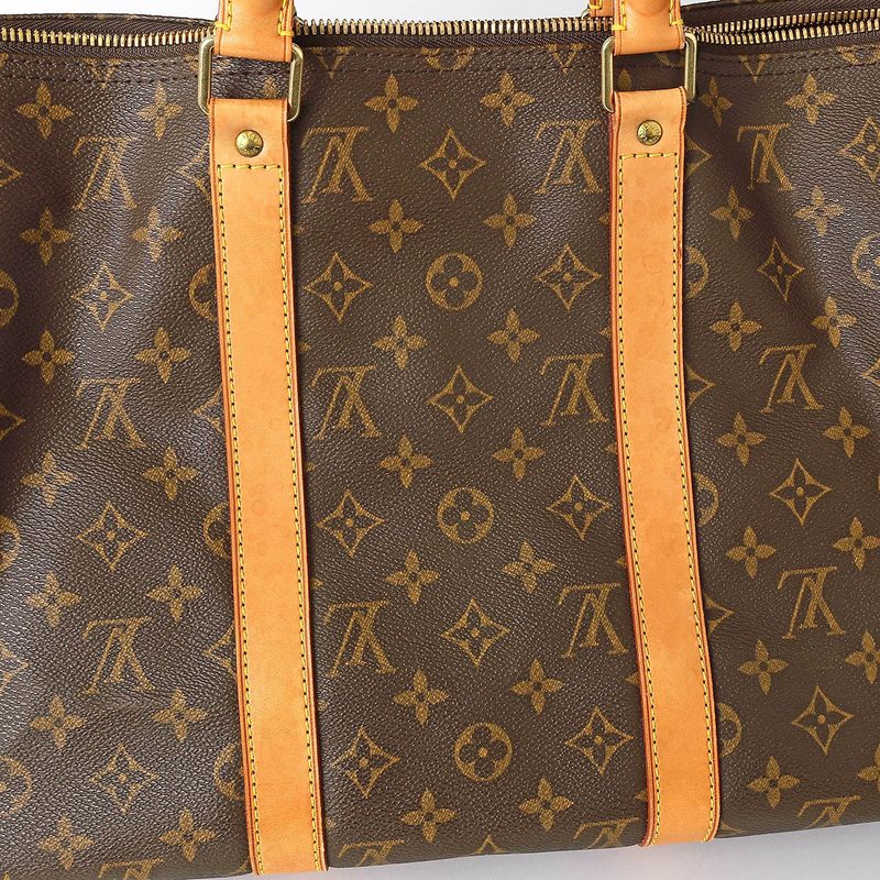 Louis Vuitton Boston Bag Keepall 50 Brown Rank A