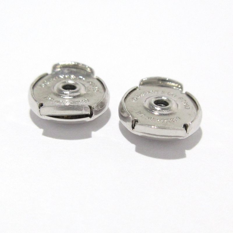Tiffany & Co Earrings Sir Cles Set Mini Pt950 X Diamond Central Diamond Approx