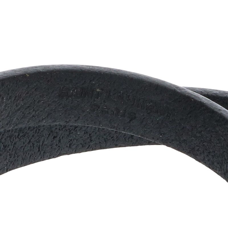 Saint Laurent Paris 485465 Cassandra Logo Double Leather Bracelet Men's L 17