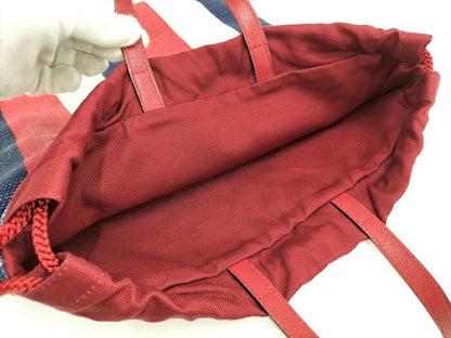 Gucci Backpack Drawstring Logo Canvas Tricolor