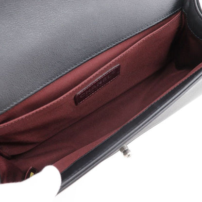 Chanel Boy Chanel 25 Chain Shoulder Matelasse Stitching Velour And Leather