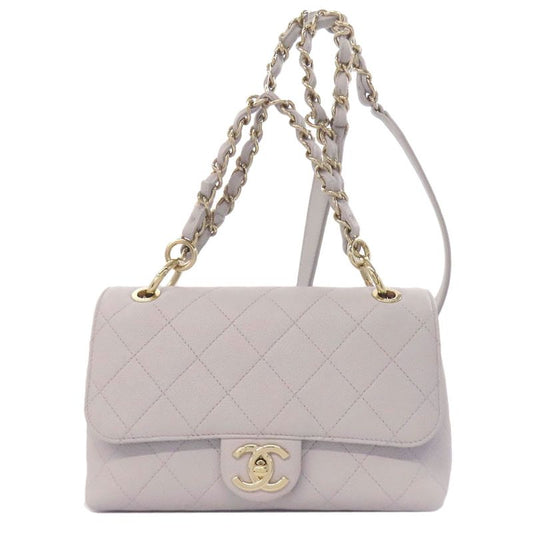 Chanel Matelasse Gold Hardware 2WAY Shoulder Bag Grained Calfskin Women