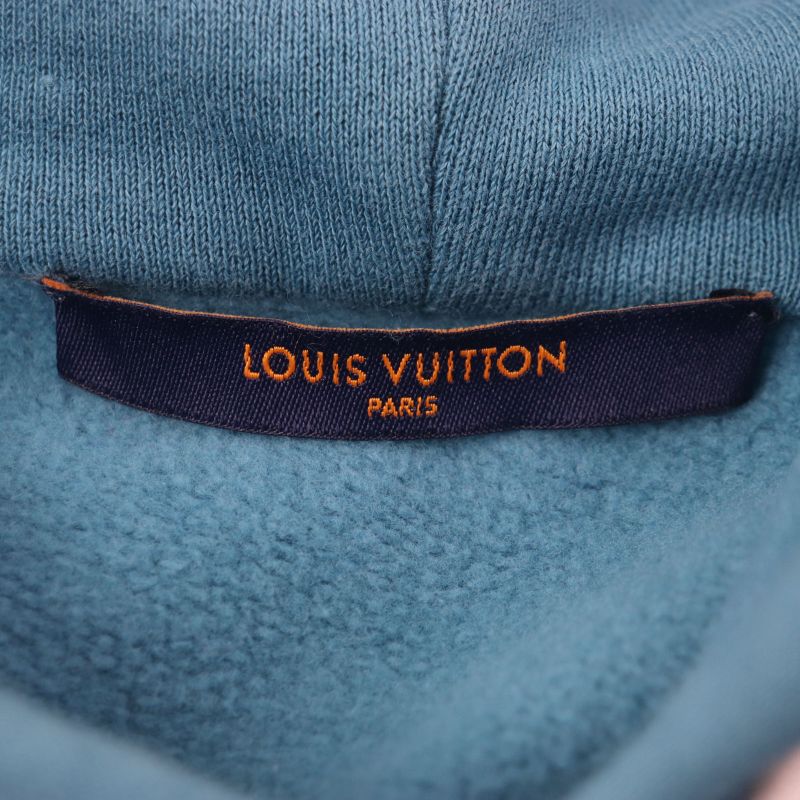 Louis Vuitton 22AW Signature Hoodie With Embroidery 100% Cotton Logo Embroidery
