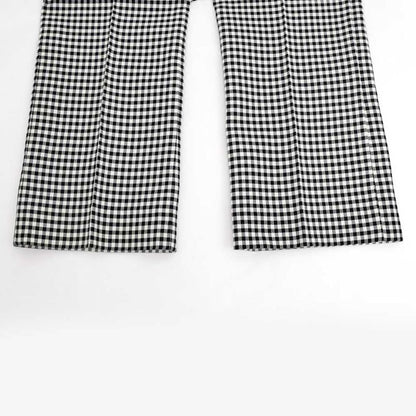 Gucci Pants Check Size 36 Black White 741239 Women's Apparel Women's