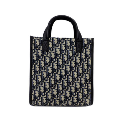 Dior Safari North South Oblique Jacquard Silver Hardware Hand