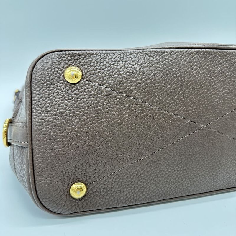 Louis Vuitton M93175 Handbag Tote Bag Mahina Stella PM Brown Monogram With Key