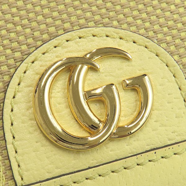 Gucci Chain Wallet GG Jumbo Ophidia Continental Wallet Leather Jumbo GG Canvas