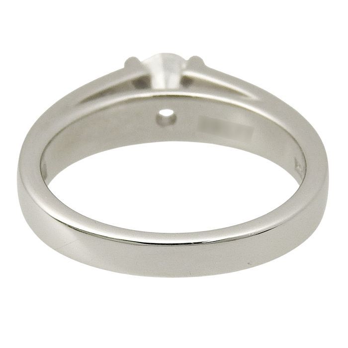 Bvlgari Marie-marie Solitaire Diamond Ring Pt950 Platinum Diamond 0.39ct #6
