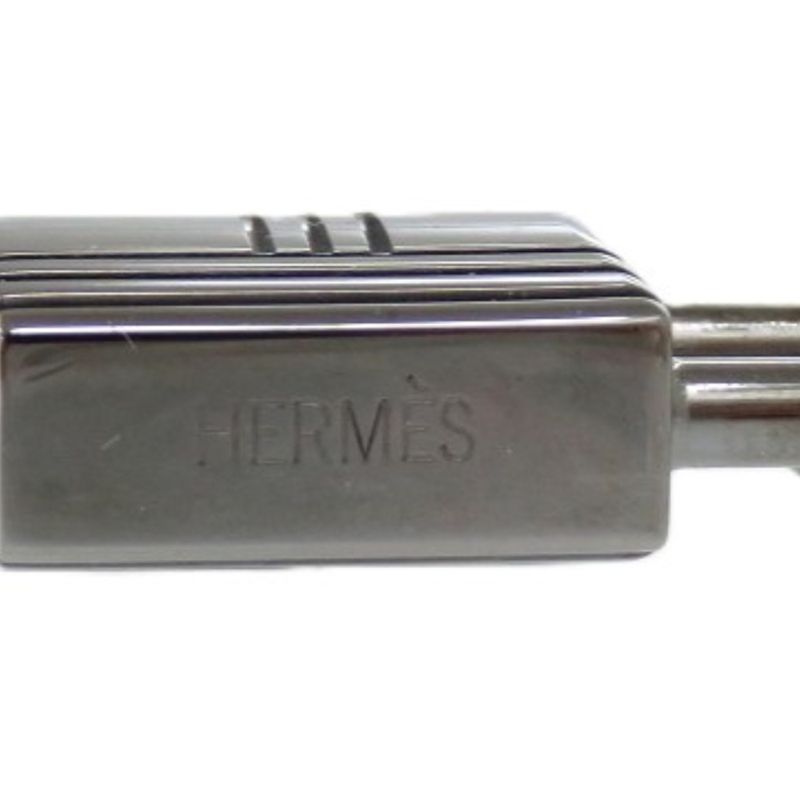 Hermes Bull Lock Amulet 4 Cadenas Horse H Dog Metal/ruthenium Hardware Silver