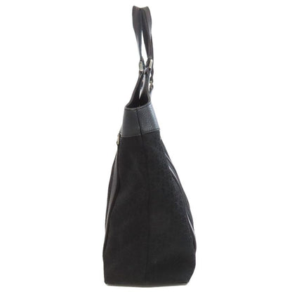 Christian DIOR Trotter Pattern Handbag Canvas Women