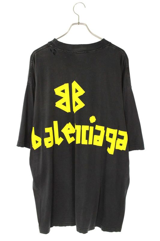 Balenciaga 739784 Tova9 Tape Logo T-shirt Men's XL