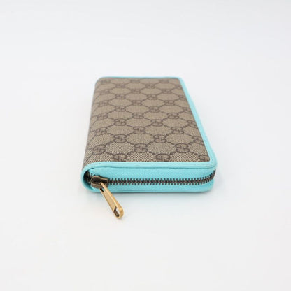 Guccitaiga - GG Supreme Zip Around Wallet 673003 Men's Women's Round Zipper