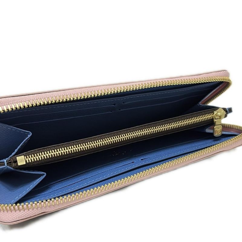 Louis Vuitton Long Wallet Monogram Portefeuille Cles Mance M63896 Rose Ballerine